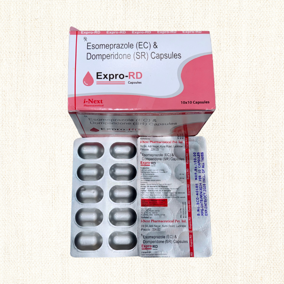 Esomeprazole(EC) & Domperidone(SR) Capsules Expro-RD