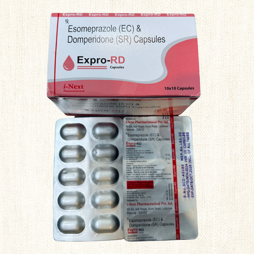Esomeprazole(EC) & Domperidone(SR) Expro-RD